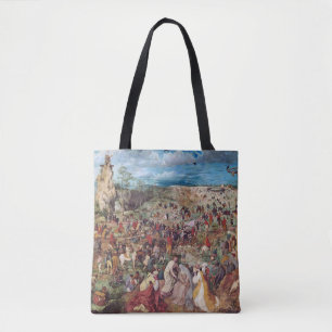 Bolsa Tote A procissão ao Calvário, Pieter Bruegel