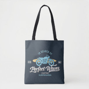 Bolsa Tote À procura do poster perfeito das ondas