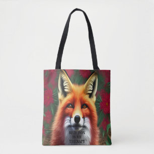 Bolsa Tote A RAPOSA VERMELHA é o meu design de terapia
