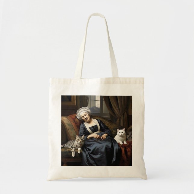 BOLSA TOTE " A RESPOSTA DA GENTE DO GATO " (Frente)