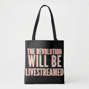 Bolsa Tote A Revolução Será Transmitida Ao Vivo