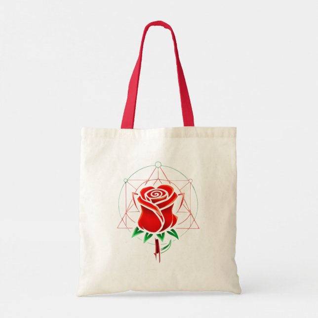 Bolsa Tote A Rosa Rejeitada: Tote Oficial da Novela (Verso)