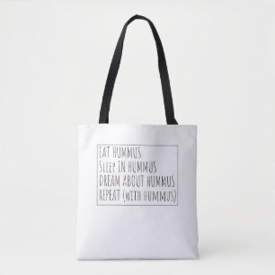 Bolsa Tote A sacola do amante de Hummus