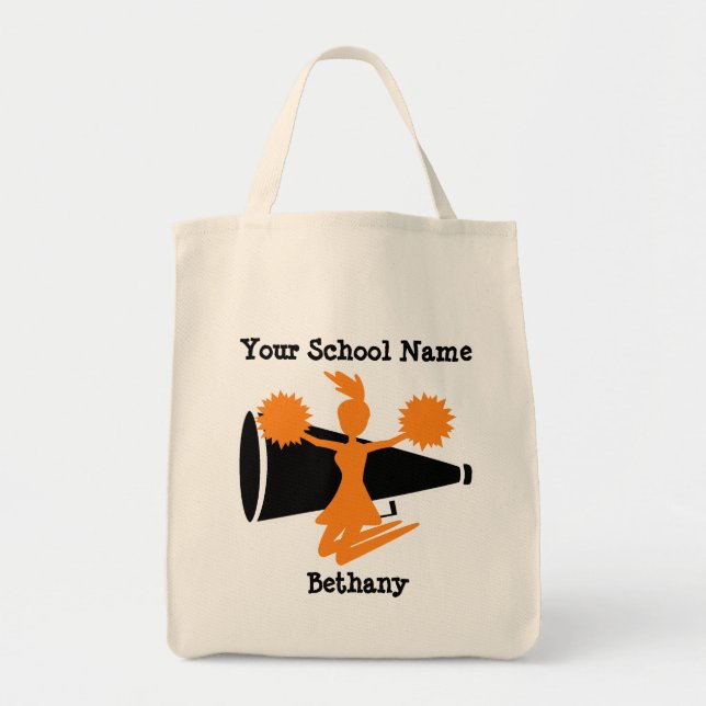 Bolsa Tote A sacola do cheerleader (Frente)