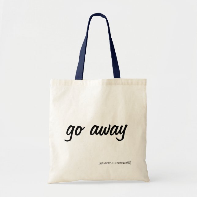 Bolsa Tote A sacola do slogan parte (Frente)