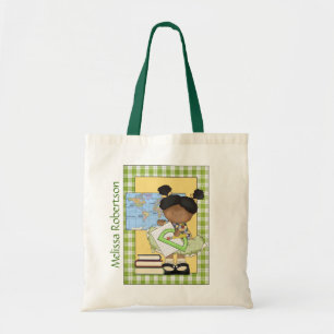 Bolsa Tote A sacola feita sob encomenda do professor colorido