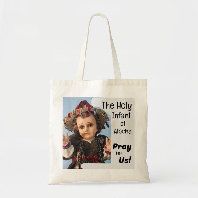 Bolsa Tote A Santa Criança de Atocha (Frente)