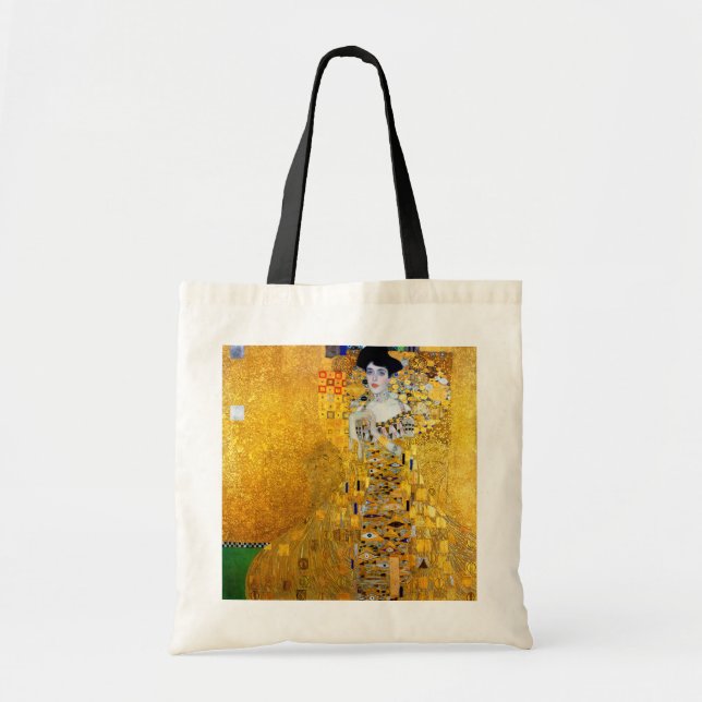 Bolsa Tote A Senhora do Dourado, Gustav Klimt (Frente)