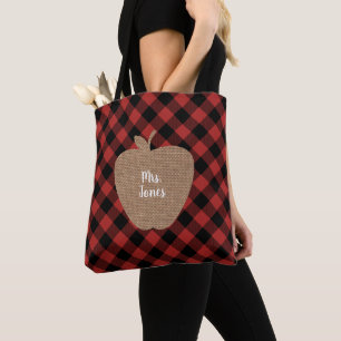 Bolsa Tote A serapilheira da xadrez do búfalo inspirou o
