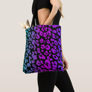 Bolsa Tote A Série Leopardo Multi-Colorido Design 1