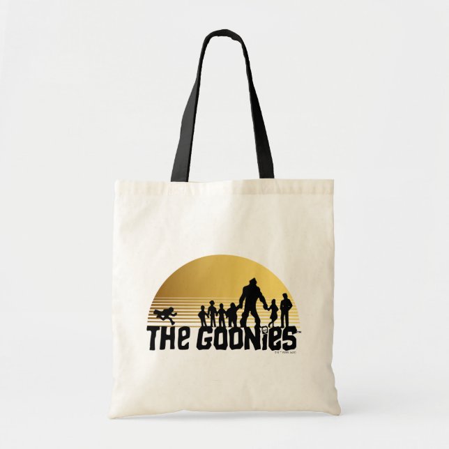 Bolsa Tote A Silhueta Sunset das Goonies (Frente)