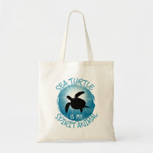 Bolsa Tote A Tartaruga Do Mar É O Meu Animal Espirituoso