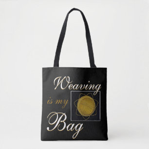 Bolsa Tote A tecelagem é a minha cesta