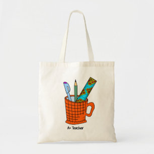 Bolsa Tote A + Tote Bag do Professor   Presente de Apreciação