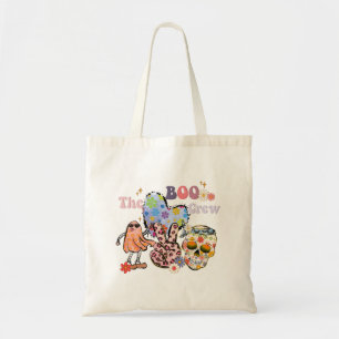 Bolsa Tote A Tripulação do Boo Retro Halloween