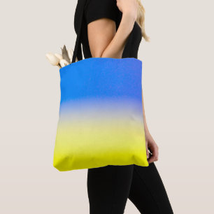 Bolsa Tote A Ucrânia Azul e Amarela inspirou a paz contra a g