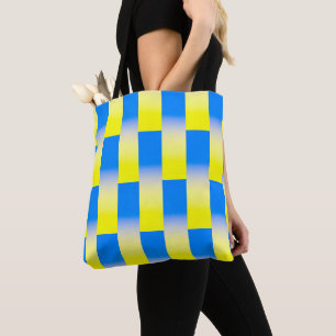 Bolsa Tote A Ucrânia Azul e Amarela inspirou a paz contra a g