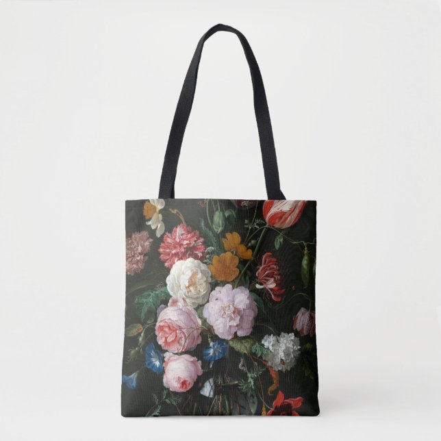 Bolsa Tote A vida com flores | Jan Davidsz de Heem (Frente)