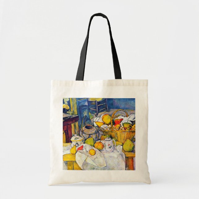 Bolsa Tote A vida com Fruta, Paul Cezanne (Frente)
