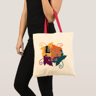Bolsa Tote A vida começa de novo e citar