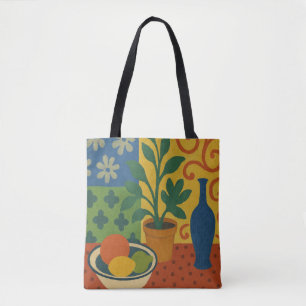 Bolsa Tote A vida continuada moderna com pintura Fruta
