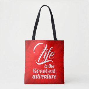 Bolsa Tote A vida é a maior aventura