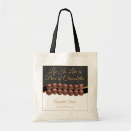 Bolsa Tote A Vida é Como uma Caixa de Chocolates