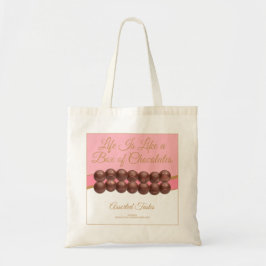 Bolsa Tote A Vida é Como Uma Caixa de Chocolates