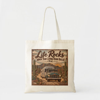 Bolsa Tote A Vida é Incrível Quando Sua Sala de Estar Rola em