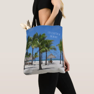 Bolsa Tote A vida é melhor na praia