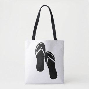 Bolsa Tote A vida é melhor nos Chinelos