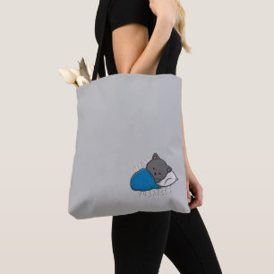 Bolsa Tote A vida é perfeita - Gato adormecido