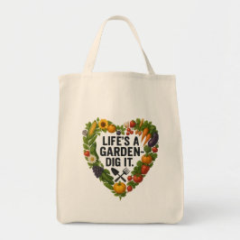 Bolsa Tote A vida é um jardim