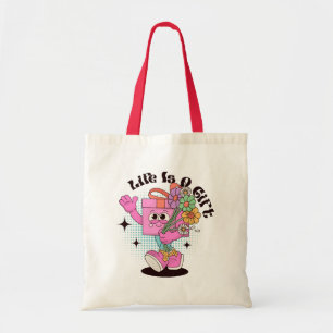 Bolsa Tote A vida é uma barra de ferramentas retrô-Design do