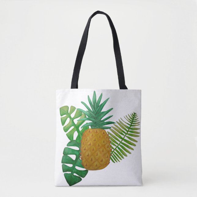 Bolsa Tote Abacaxi tropical (Frente)