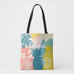 Bolsa Tote Abacaxi tropical Aloha