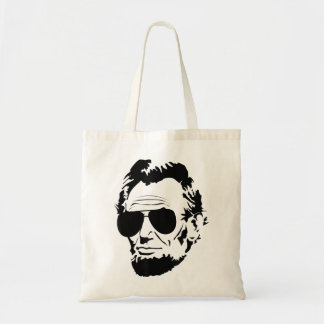 Bolsa Tote Abe Lincoln Funny Abraham Lincoln Retrato com Su