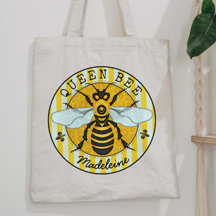 Bolsa Tote Abelha de rainha   bonito do zangão da abelha