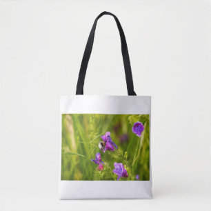 Bolsa Tote Abelha em Flor - Fotografia da Natureza e Insetos