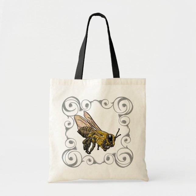 Bolsa Tote Abelha Mel (Frente)