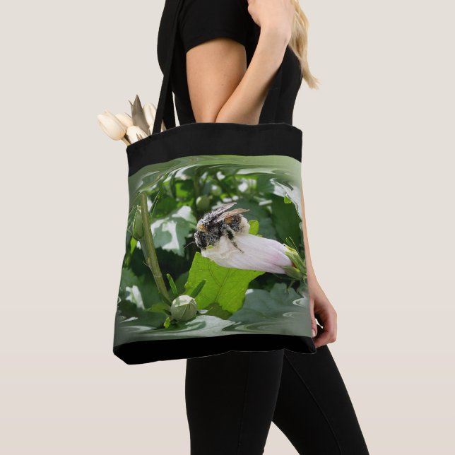 Bolsa Tote Abelha no verão (Close Up)