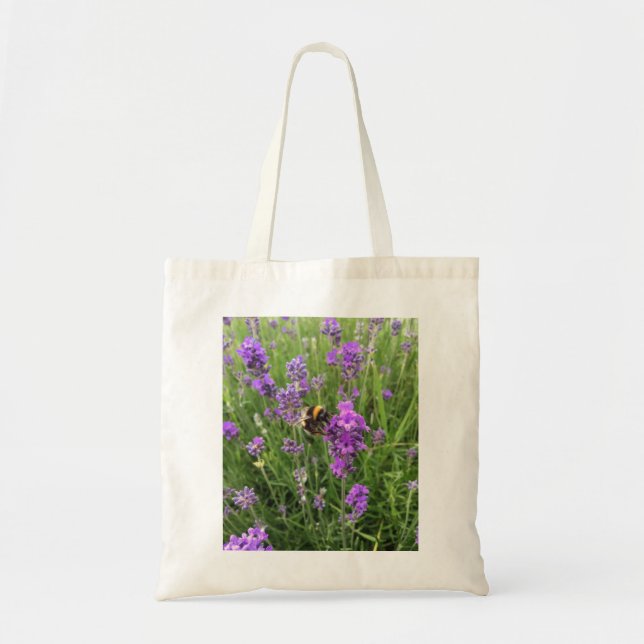 Bolsa Tote Abelha numa Flor (Frente)