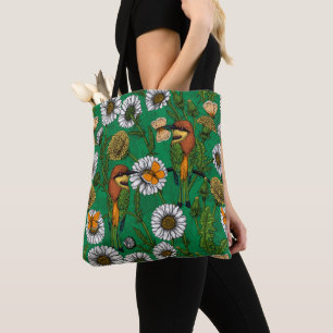 Bolsa Tote Abelhas comem num campo de primavera