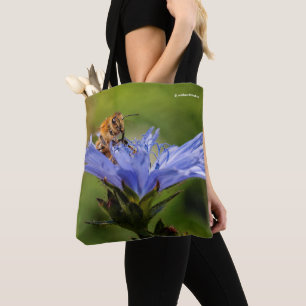 Bolsa Tote Abelhas de mel no Flor Radicchio