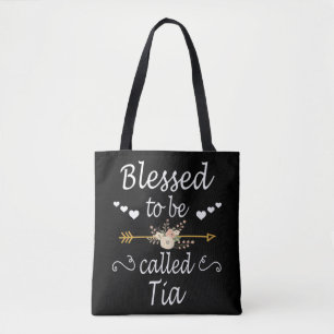 Bolsa Tote Abençoado Seja Chamado De Tia