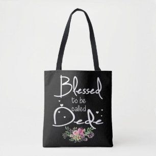 Bolsa Tote Abençoado Ser Chamado Morto Colorido Para A Vovó