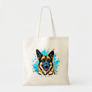 Bolsa Tote Abertura do german shepherd