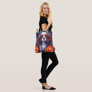 Bolsa Tote Abóbora de Cavalier King Charles Spaniel de Hallow