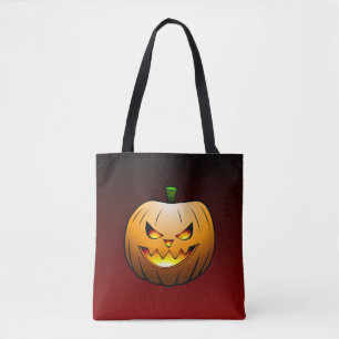 Bolsa Tote Abóbora de Halloween Truque ou Tratamento