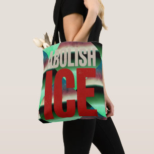 Bolsa Tote Abolição do Design de Tipografia Minimalista de Pr